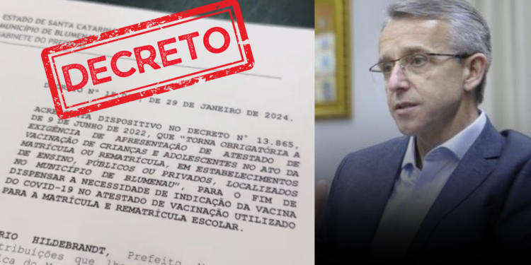 Blumenau (SC) Derruba a Vacina Obrigatória