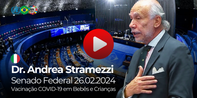 Debate no Senado Federal – Dr. Andrea Stramezzi enfatiza que Vacinação Infantil é um Crime