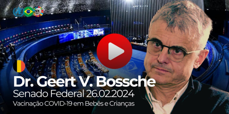 Debate Senado Federal – Dr. Geert Vanden Bossche Alerta autoridades sobre riscos de vacinação contra a COVID-19.