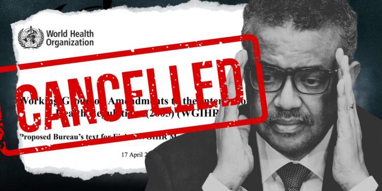 Game Over OMS. Game Over Tedros: A Derrocada do Tratado Pandêmico